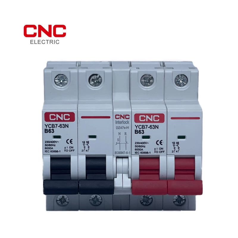 CNC YCB7-63N MTS Breaker Type 2P+2P AC 230/400V 63A