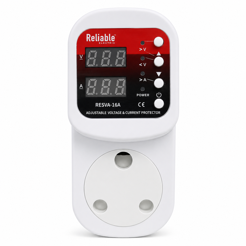 Reliable Electric RESVA 16A VA Protector Adjustable Voltage Protection Socket